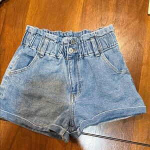 SO High-Waisted Blue Denim Women's Shorts